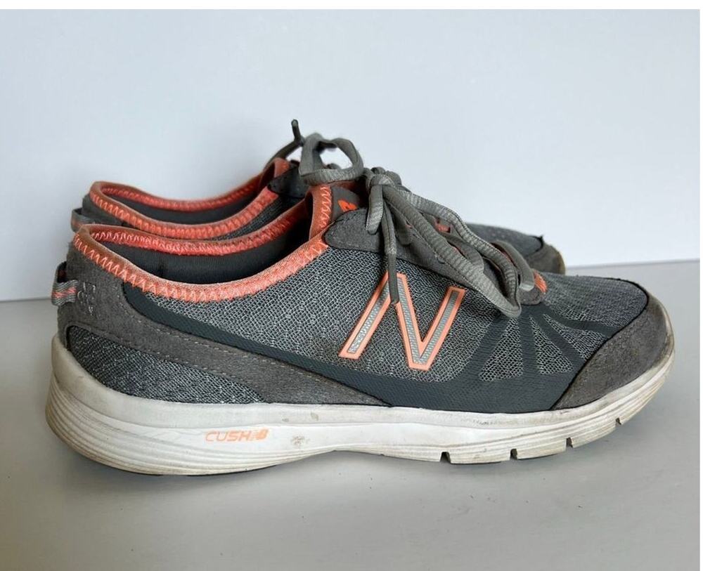 NEW BALANCE 511 Running Shoe, Gray & Peach, Women's size 7